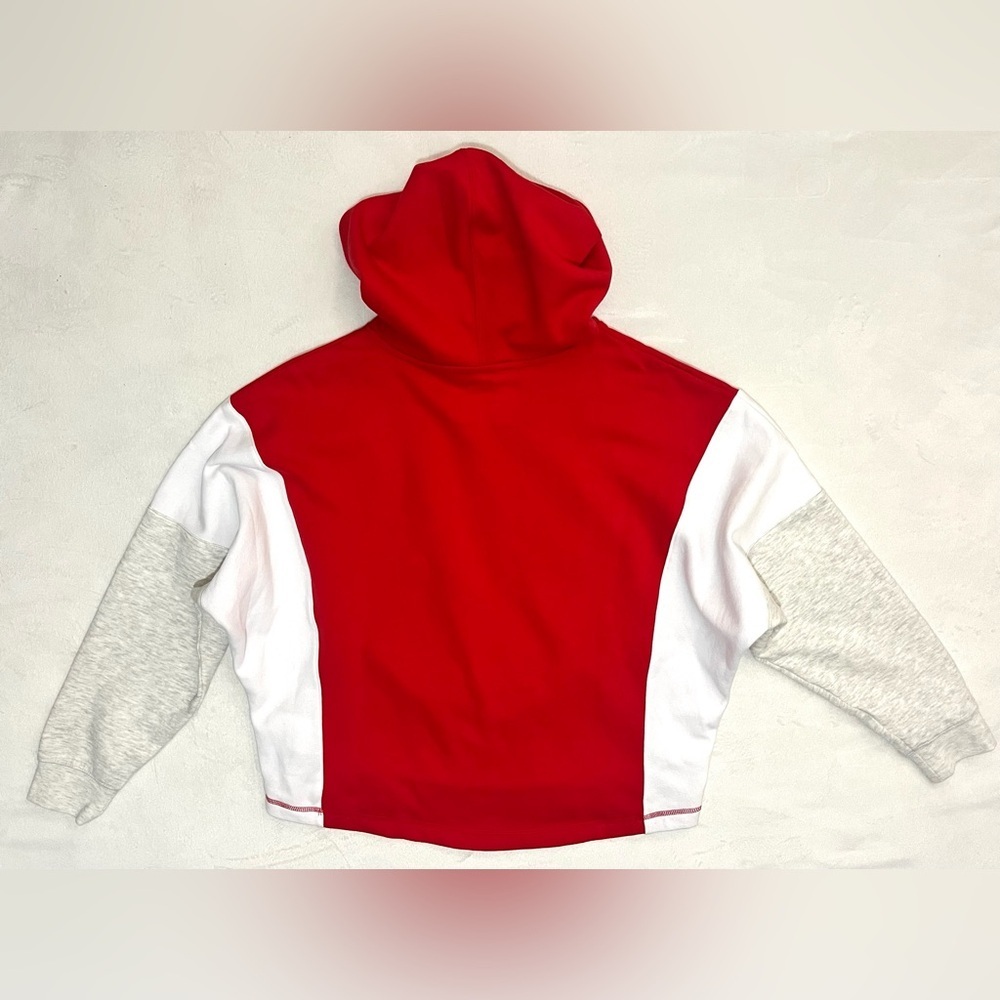 Louisville Cardinals Women’s Captivating Red White Gray Hoodie Sweatshirt - Picture 16 of 16